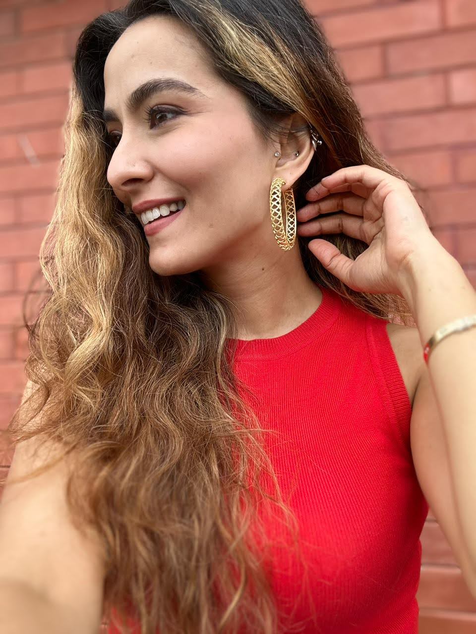 Kirby Hoops Earrings