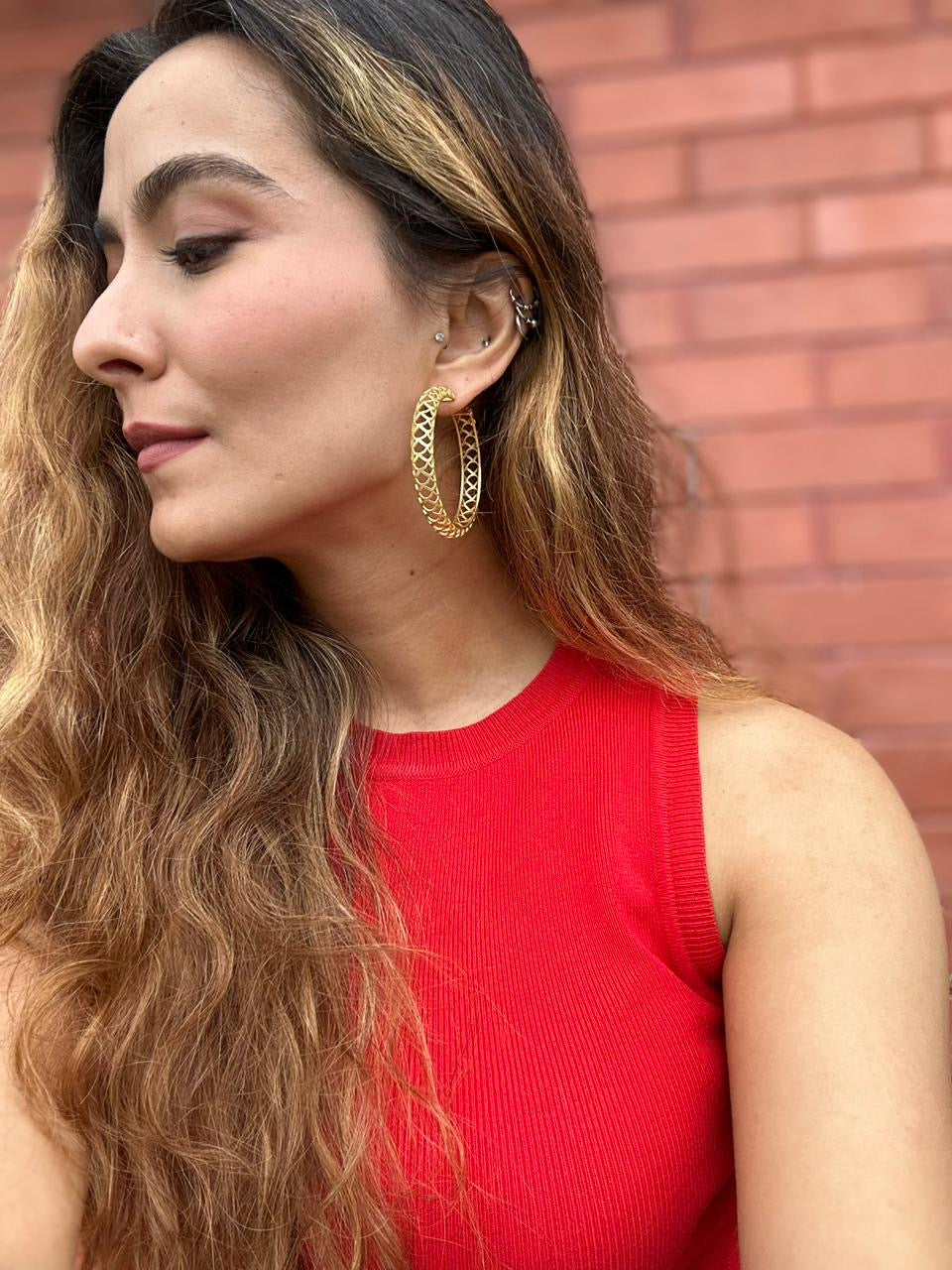 Kirby Hoops Earrings